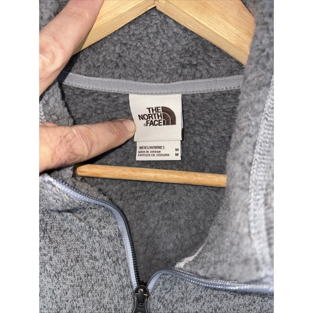 North Face Medium Gray Fleece Vest Heather Gorpcore Hiking Camping